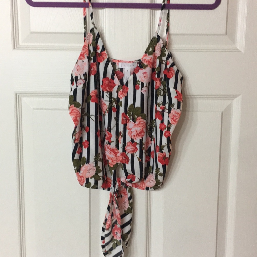 Floral crop top